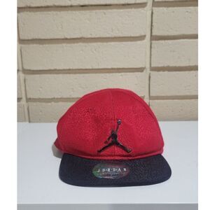 Jordan Toddler Jumpman Snapback Cap Red & Black Elephant Print | Adjustable Hat